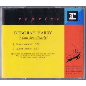 DEBORAH HARRY I can See Clearly (2 versions) (Reprise Records ‎PRO-CD-6336) USA 1993 PROMO Only CD single